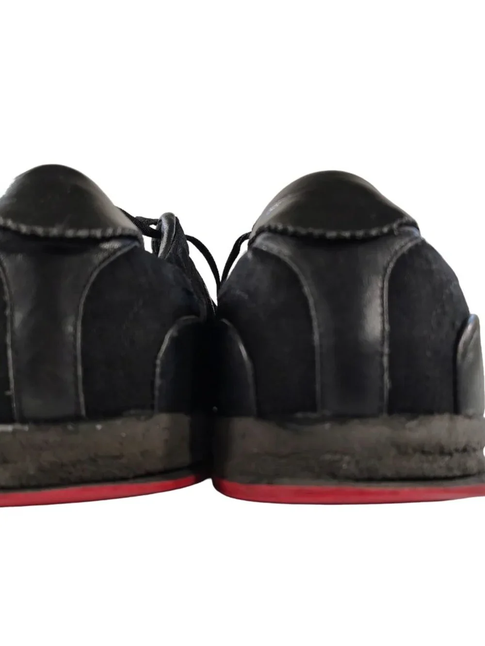 Men's Vintage Y2K Red & Black Size 8 Adidas × Yohji Yamamoto Y-3 Sneakers